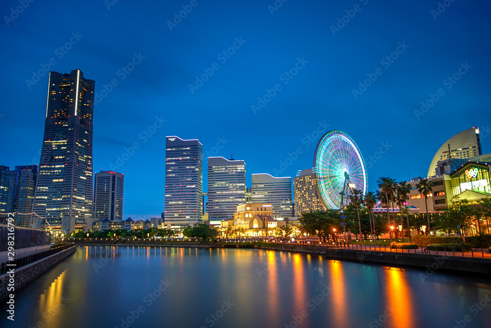 Obraz premium Minato Mirai 21 is a seaside urban area in central Yokohama whose name means 