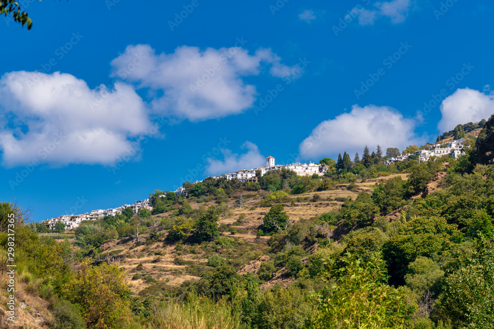 The town of Capileira in Spain