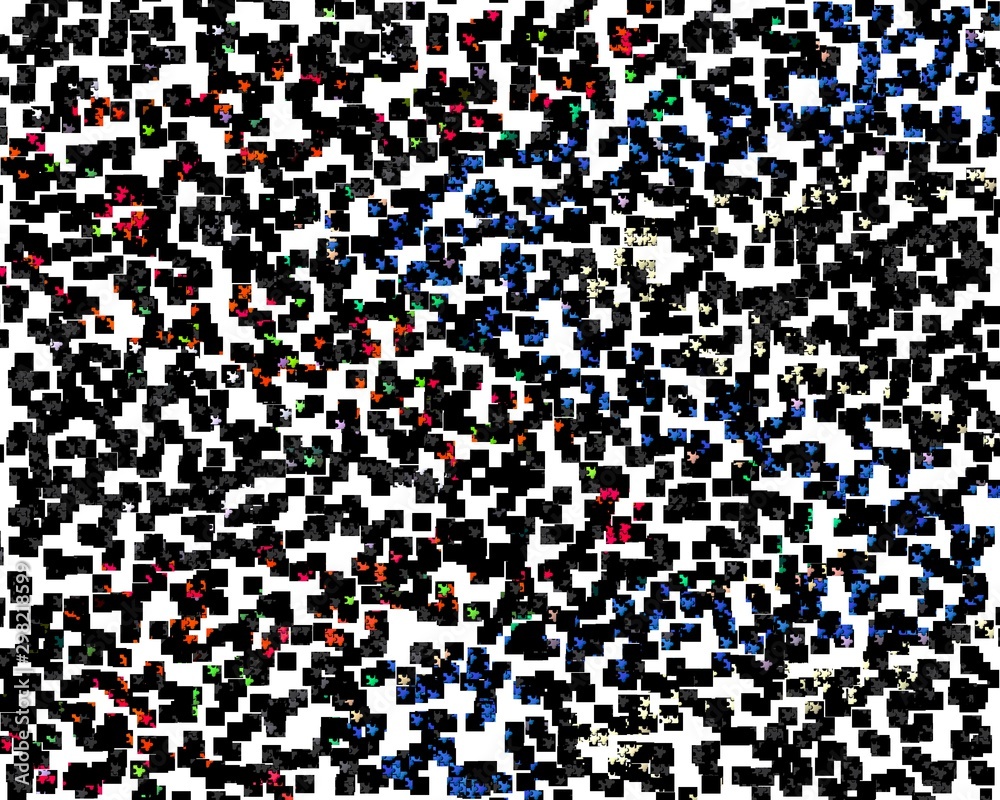 Fototapeta premium Black red shapes, abstract background and texture