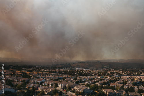 Tick Fire in Santa Clarita, CA on October 25, 2019
