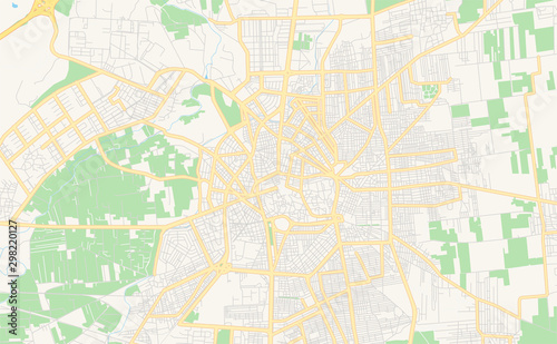 Printable street map of Homs  Syria