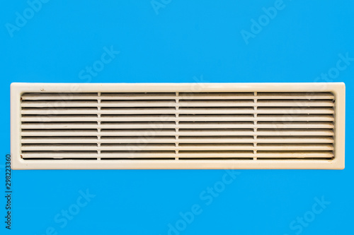 Canvas Print air outlet in the blue building