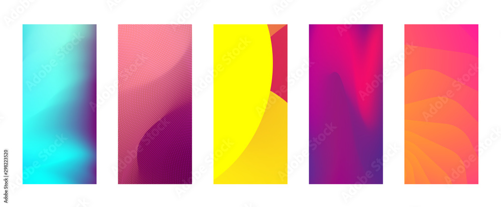Trendy phablet mobile abstract background vector