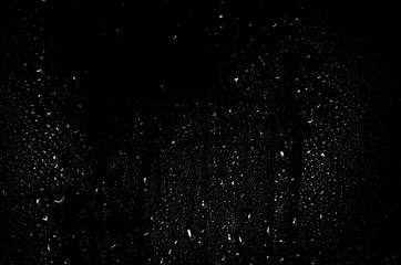 water texture on black background