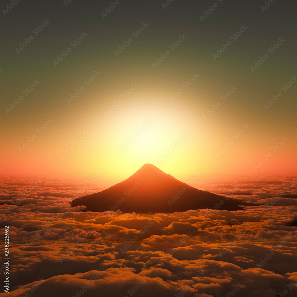 富士山の日の出 富士山の日の出