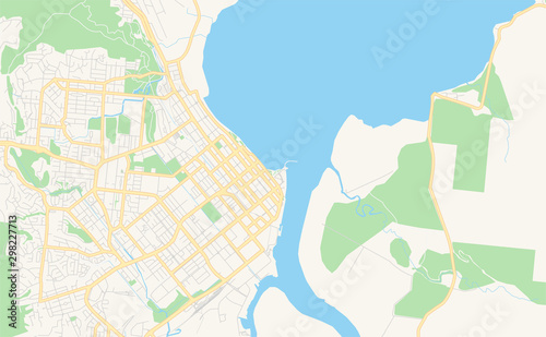 Printable street map of Cairns, Australia