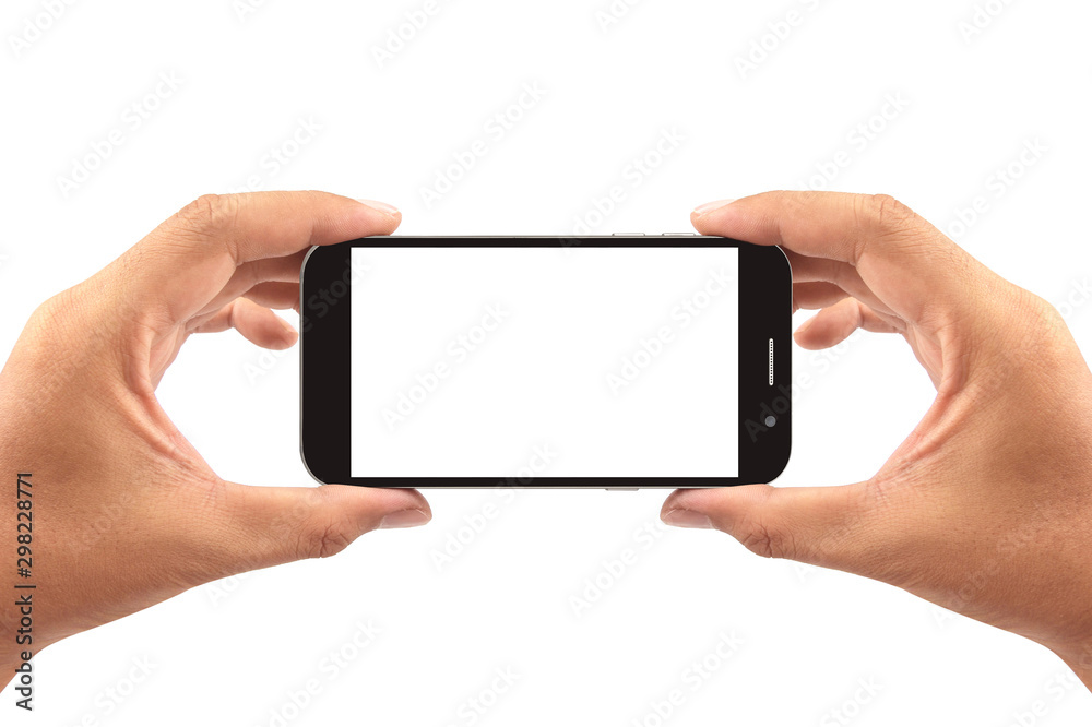 take a photo with smartphone isolated on white take a photo with smartphone isolated on white