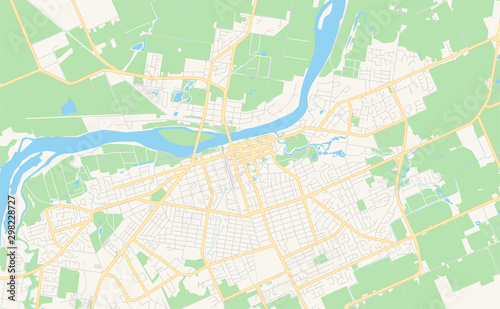 Printable street map of Bundaberg  Australia