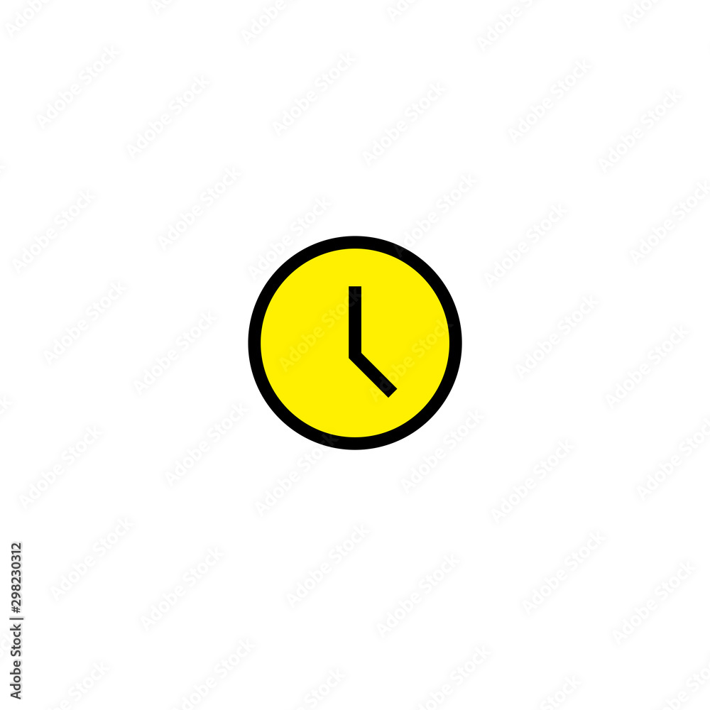 Clock Vector Icon. Isolated Clock, Timer Line Icon Clock Vector Icon. Isolated Clock, Timer Line Icon