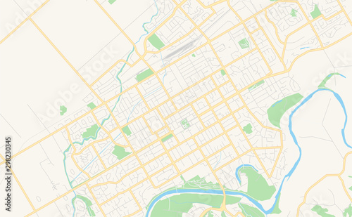 Printable street map of Palmerston North, New Zealand