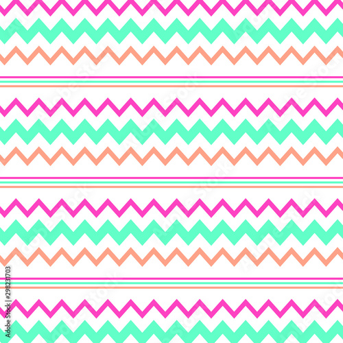 Abstract digital fractal pattern. Horizontal orientation. Chevron pattern background