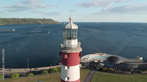 Plymouth - Smeaton`s lighthouse Tower - Aerial 6 photo