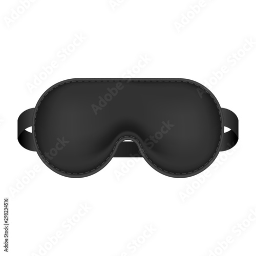 Realistic blindfold. Sleeping mask