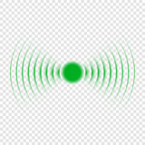 Sonar search sound wave icon.