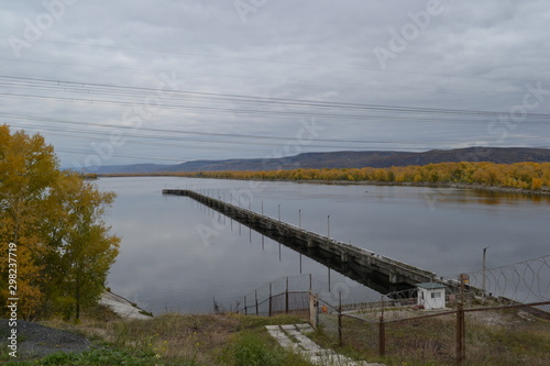 Zhigulevskaya HPP in autumn colors