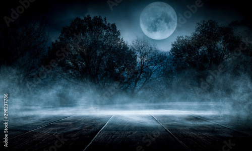 Background of empty dark sc...