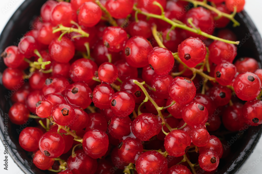 background with fresh and sweet red currant, macro background with fresh and sweet red currant, macro