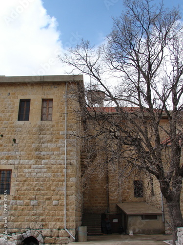 Fototapeta Naklejka Na Ścianę i Meble -  Small, old, Maronite Church located at Mount Lebanon