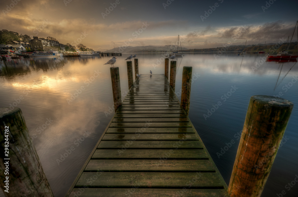 Windermere is the largest natural lake in England. in the lake district.
