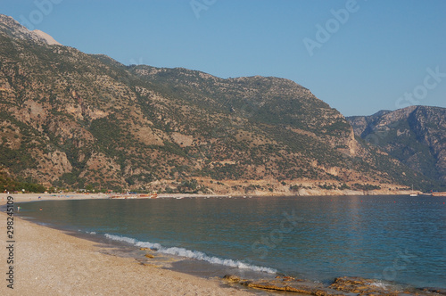The main beach of   l  deniz  Turkey