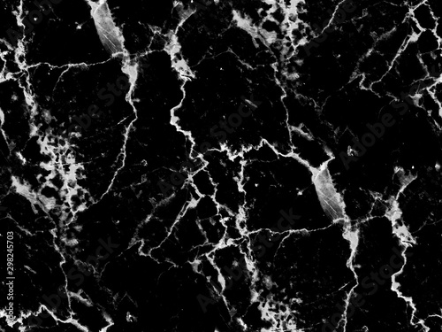 Black marble or agate stone texture - seamless background