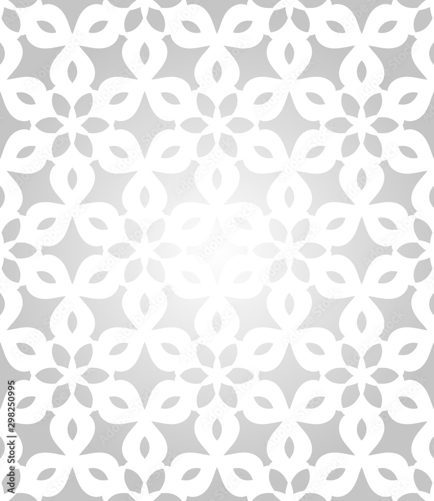 Vector Seamless Pattern with winter snowflakes