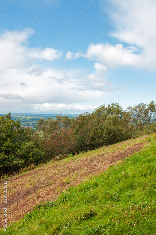 Obraz premium Malvern hills in the springtime