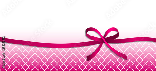 Abstract background with red bow. Vector illustration for poster
