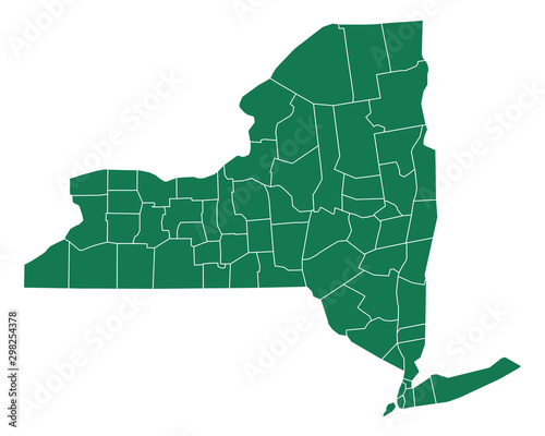 Karte von New York