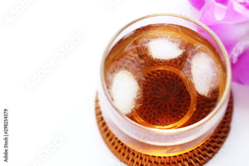 Japanese summer image, iced barley tea