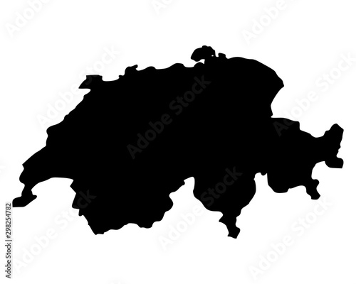 Karte der Schweiz