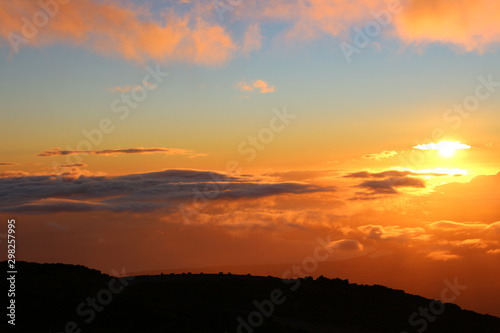 sunset at Haleakala