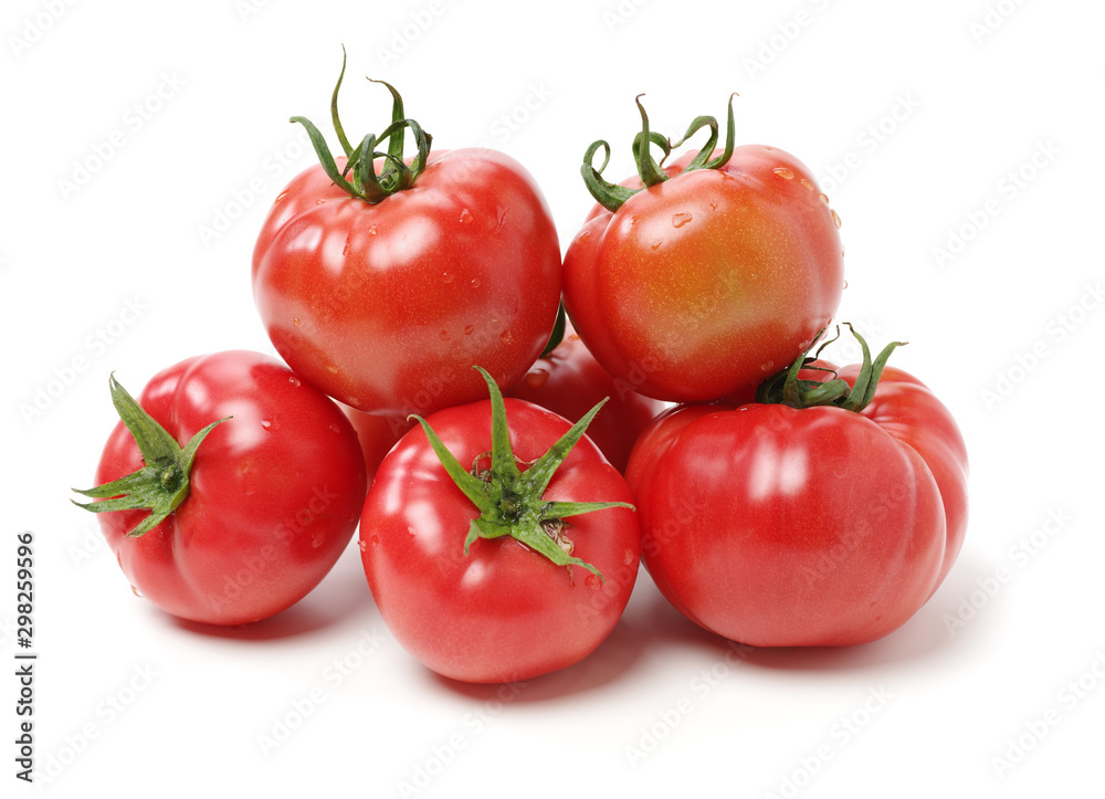 fresh tomato isolated on white background fresh tomato isolated on white background