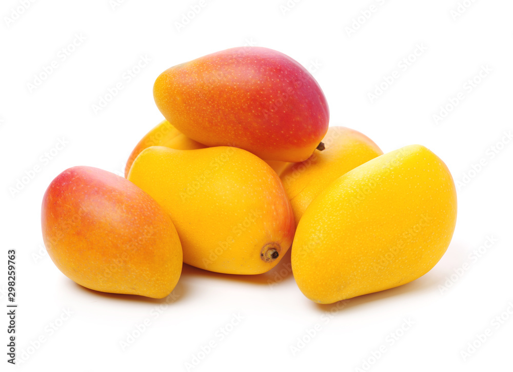 Mango on a white background Mango on a white background