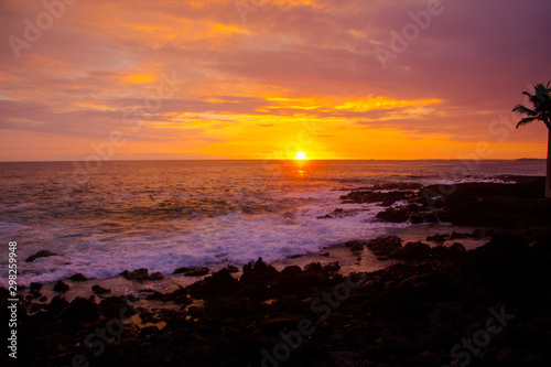 Sunset in Kona, Hawaii