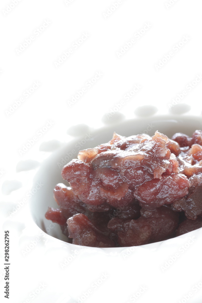 Asian food, red bean paste Azuki Asian food, red bean paste Azuki