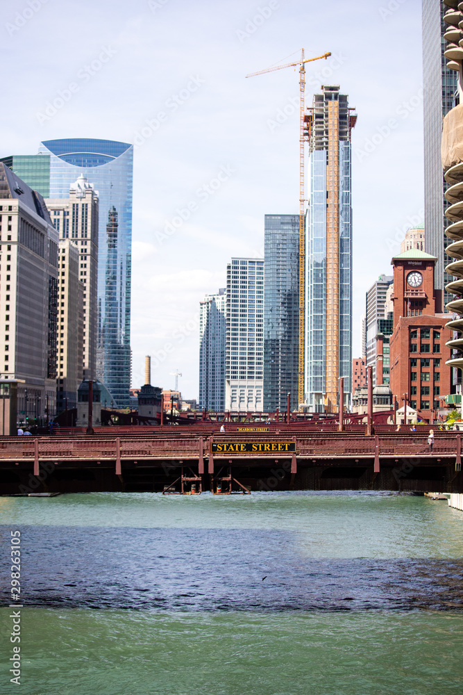 Brücke ünber den Chicago River 