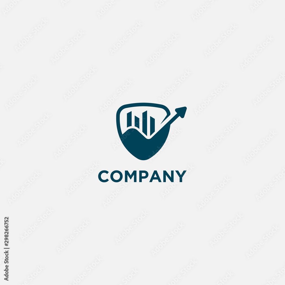 shield building logo design template icon vector