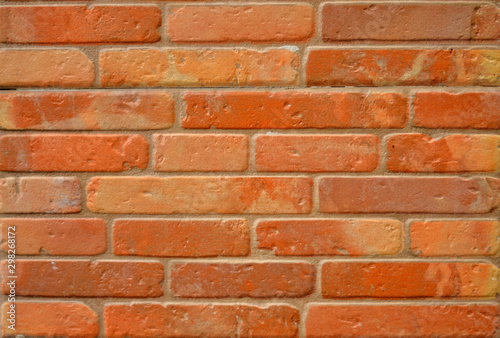 old red brick wall background