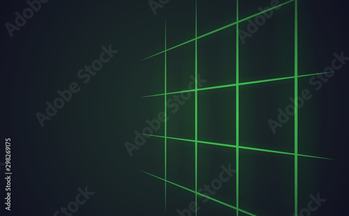80s background, vector set of elements. Illustration in the style of futurism. Neon grid. Symbol of technology and cyberpunk. Vintage poster of virtual reality.