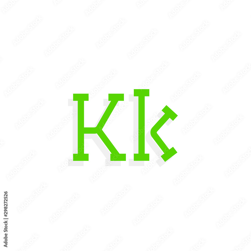 Plumbing Pipe Vector Letter K Plumbing Pipe Vector Letter K