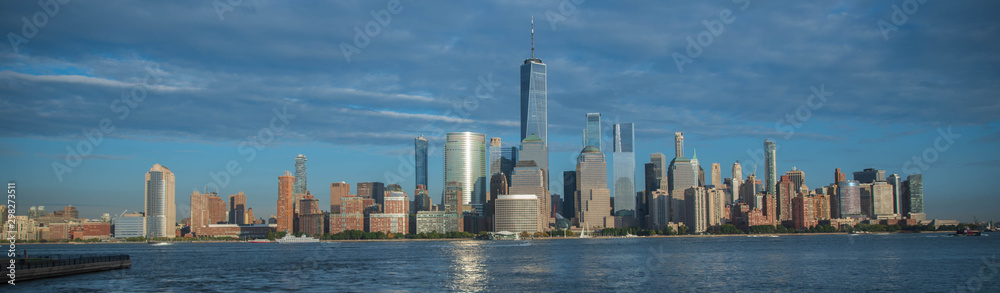 New York Skyline, Ferry, Cruise and Path