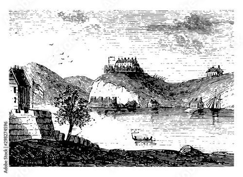 West Point vintage illustration