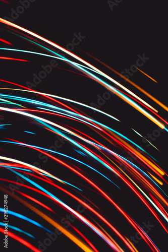 Night lights of the city