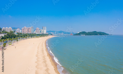 Scenic View of Zhuhai Seaside Park  Guangdong Province  China