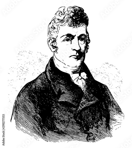 Stephen Van Rensselaer vintage illustration photo