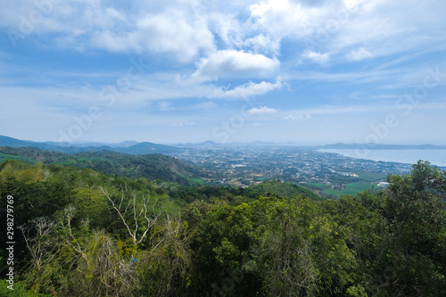 Phuket, Thailand. City view. Observation deck for tourists.