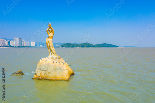 Scenic View of Zhuhai Seaside Park, Guangdong Province, China photo