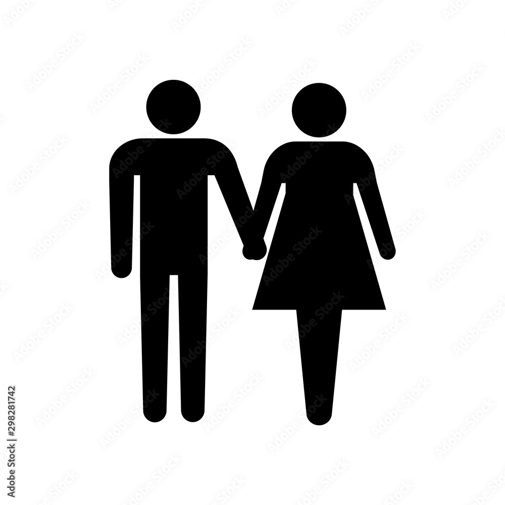 Family icon, logo isolated on white background Family icon, logo isolated on white background