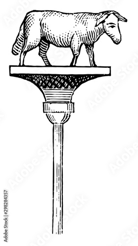 Signum vintage illustration.